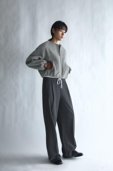 SOFT BOMBER JACKET - Grey by Zara