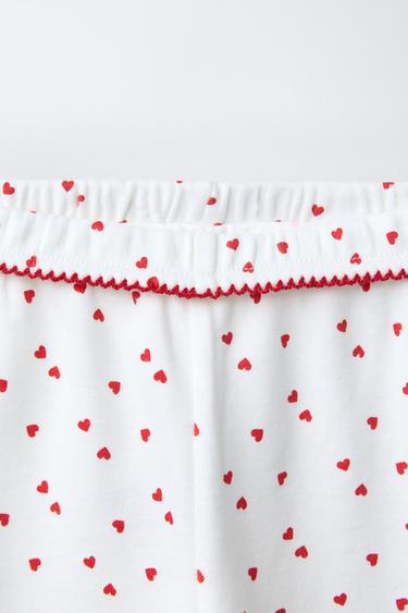 1 1/2-6 YEARS/ HEART PYJAMAS - Ecru by Zara - Image 6
