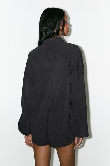 FLOWING PLAYSUIT - Black by Zara - Image 3
