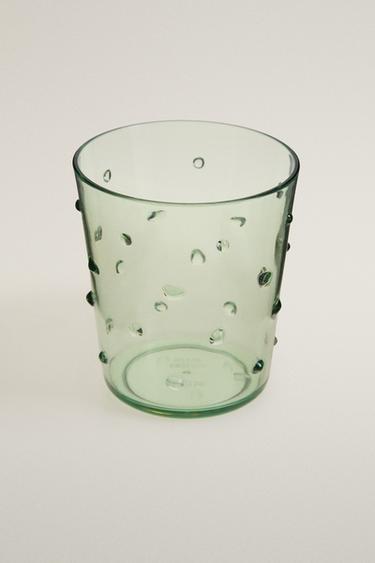 ACRYLIC TUMBLER WITH POLKA DOTS - Green by Zara - Image 1
