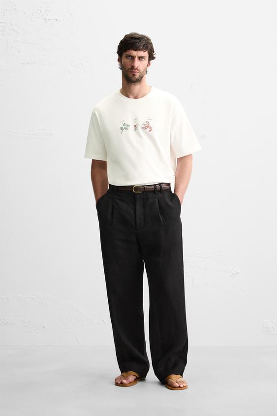 COMBINED EMBROIDERY T-SHIRT
