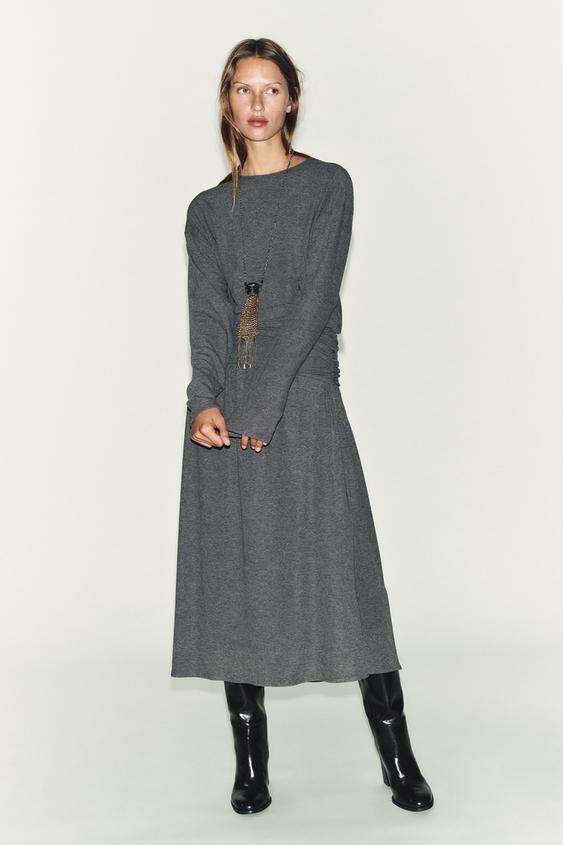 SOFT DRESS WITH SASH