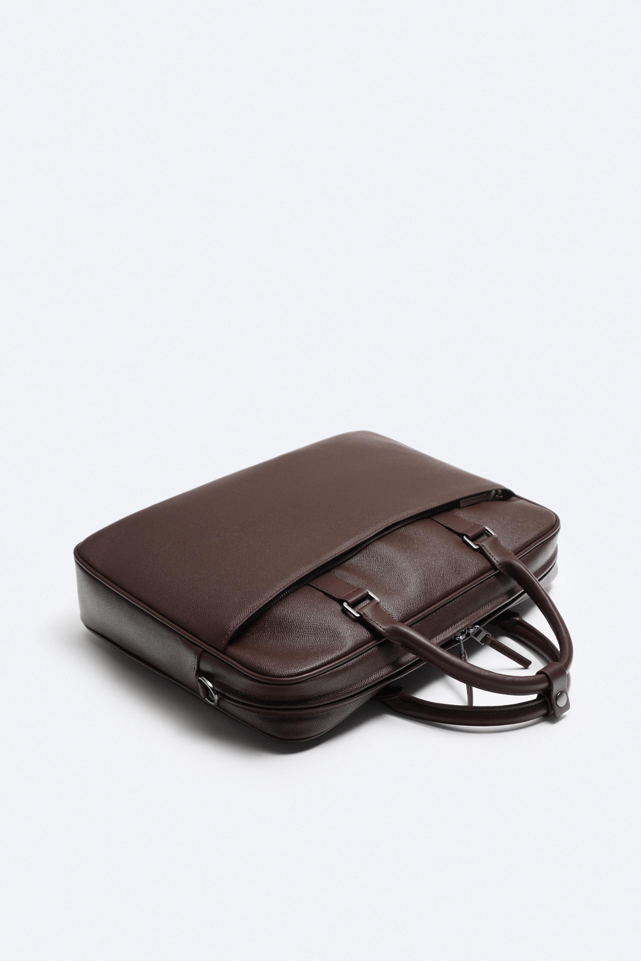 Zara man cheap briefcase