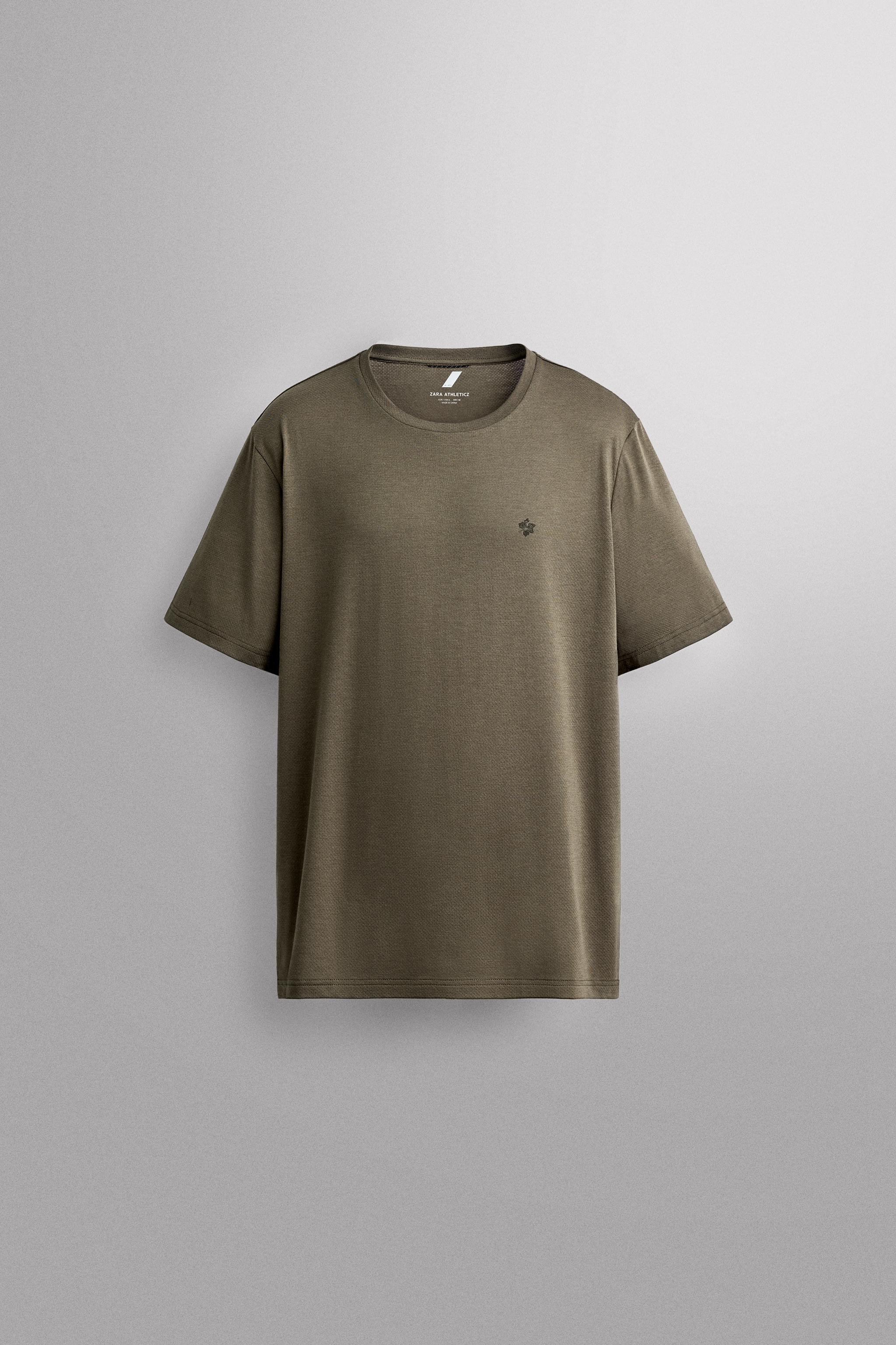 FLORAL PRINT TECHNICAL T-SHIRT