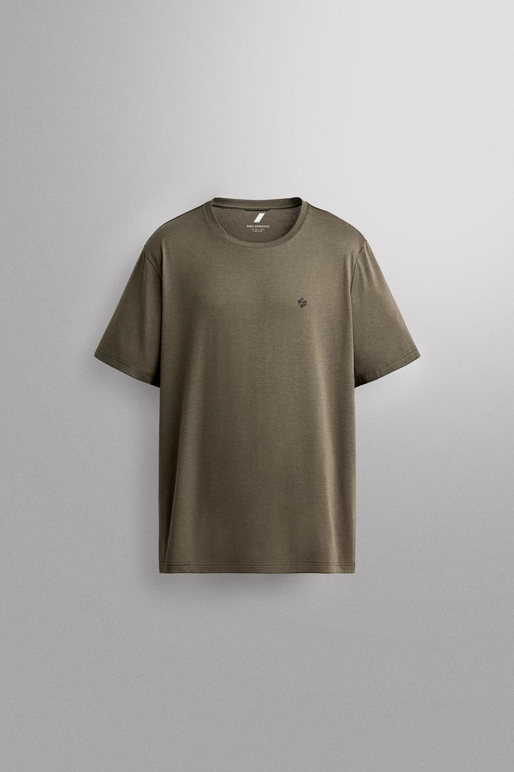 FLORAL PRINT TECHNICAL T-SHIRT