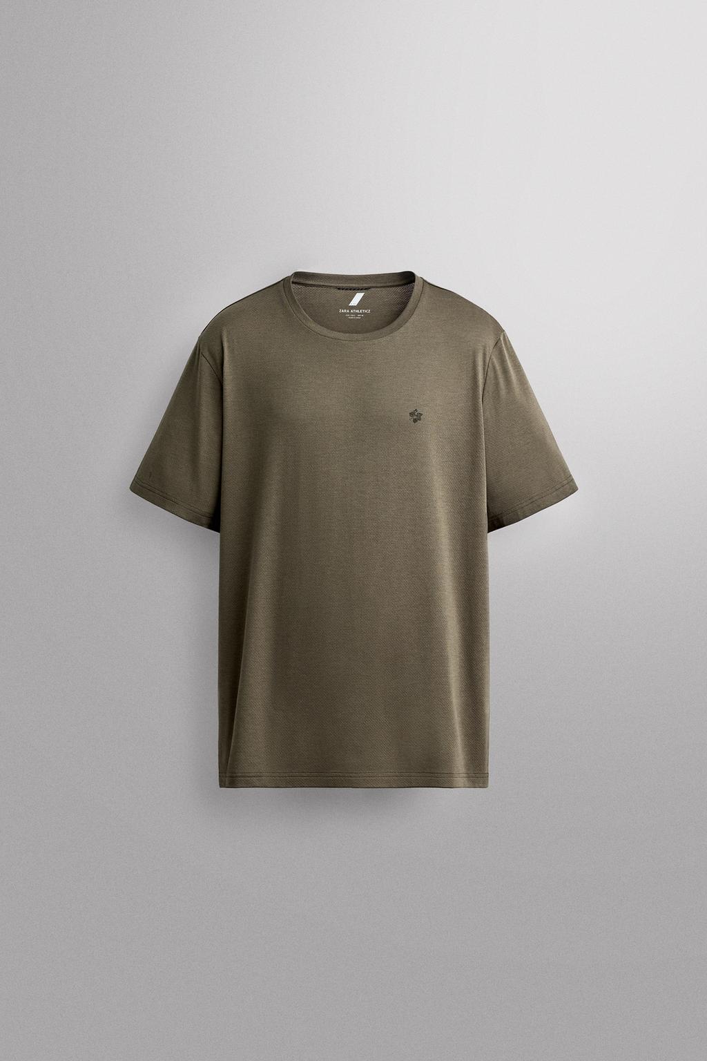 FLORAL PRINT TECHNICAL T-SHIRT