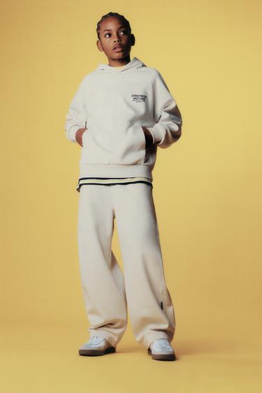 INTERLOCK HOODIE AND JOGGERS SET - Ice by Zara