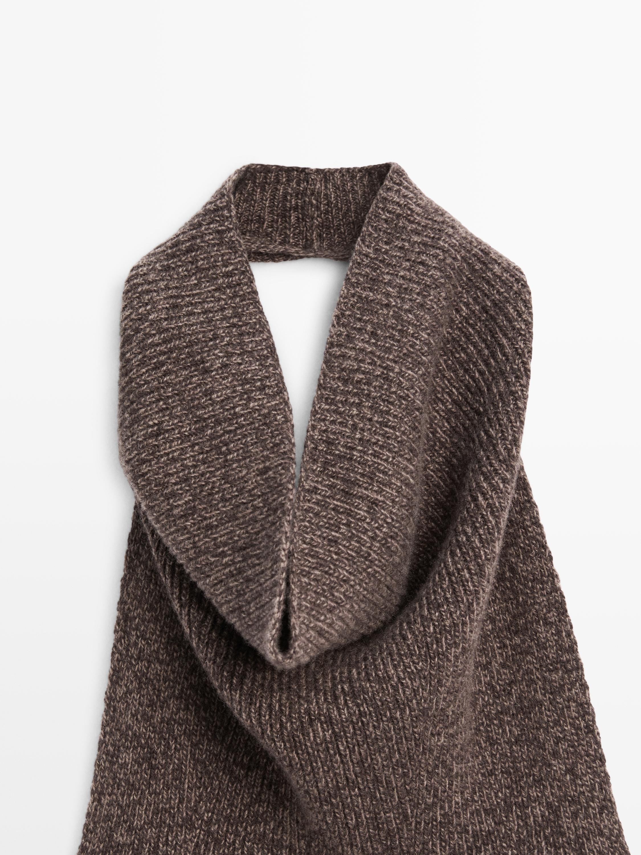 Knit wool and silk halter top - LIMITED