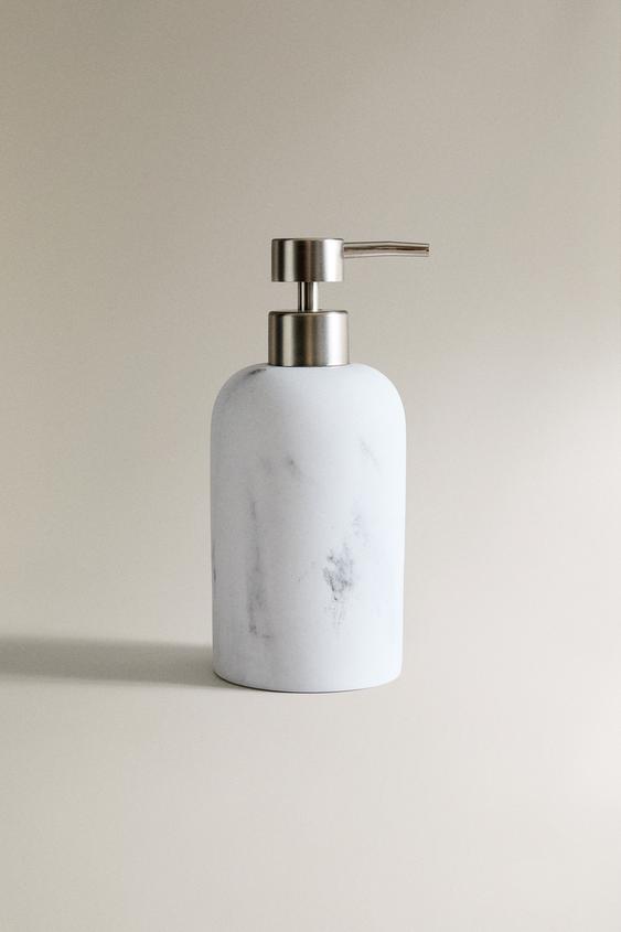 MARBLE-EFFECT SOAP DISPENSER - Gray | ZARA Mexico