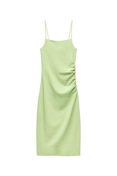 FITTED DRESS WITH STRAPS.
