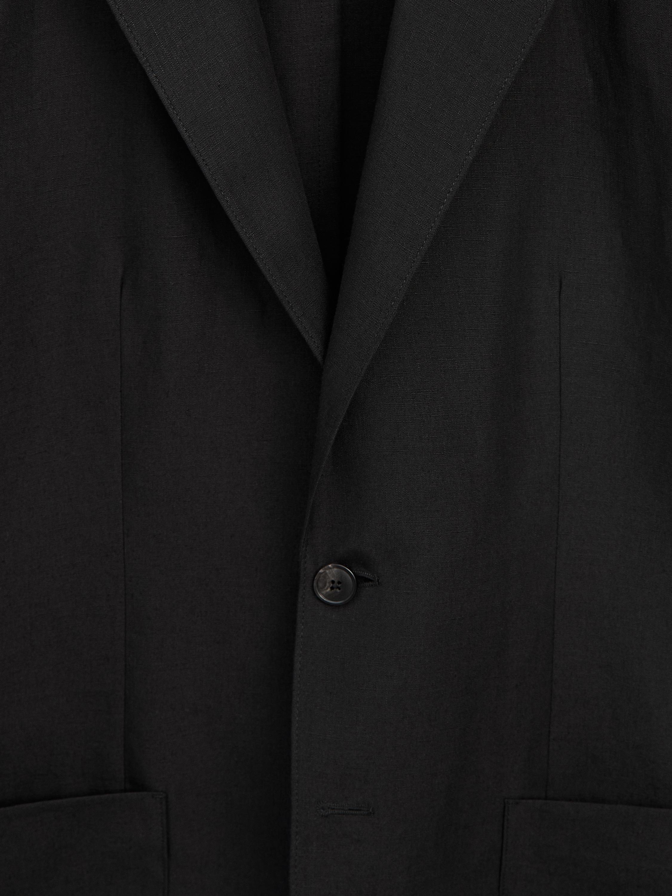 100% linen suit blazer
