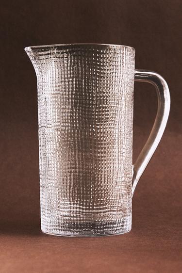 RAISED DESIGN GLASS JUG - 990 by Zara - Image 5