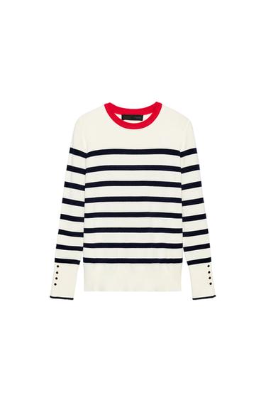 Zara BASIC PLAIN KNIT JUMPER - 180