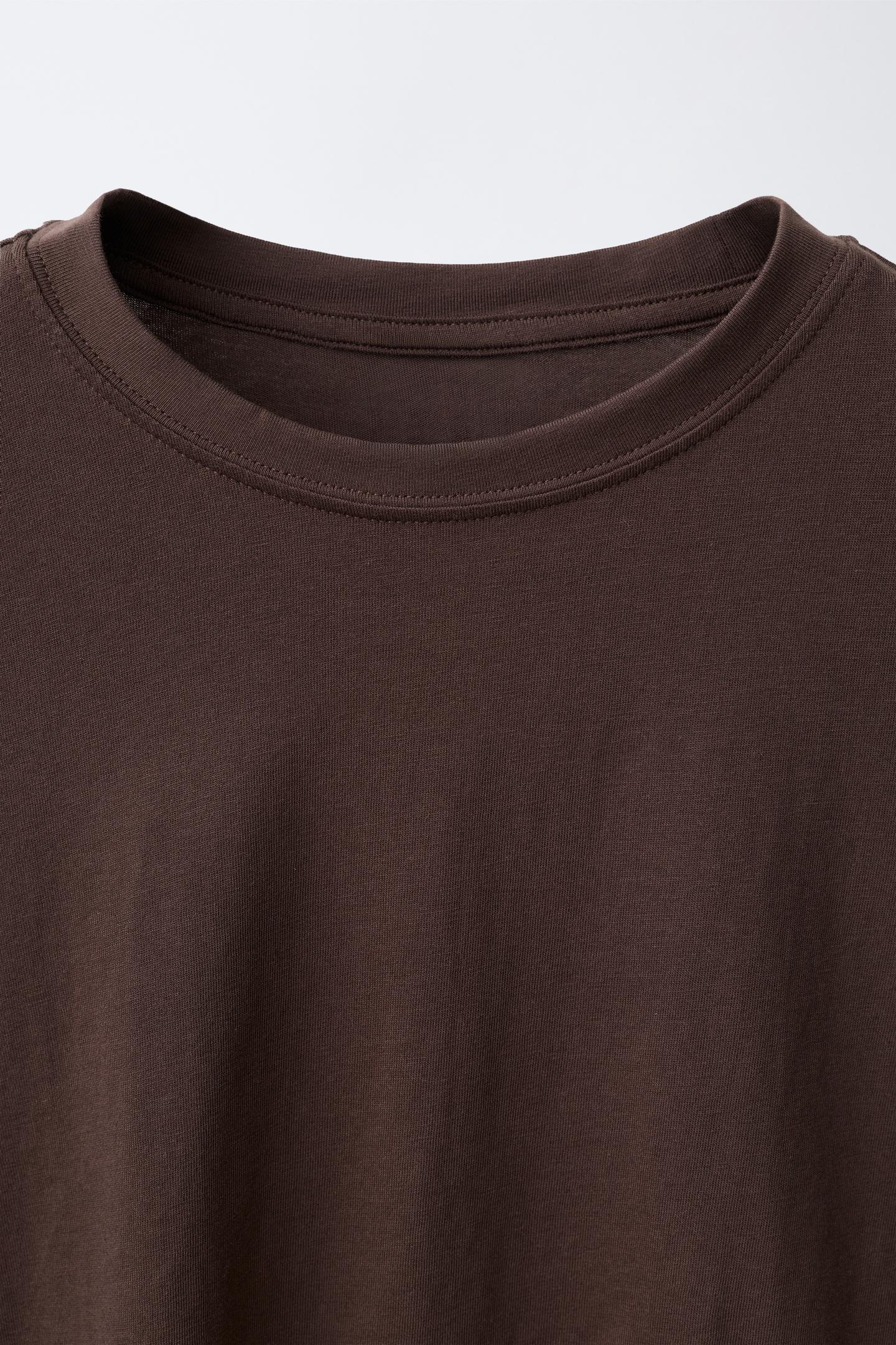 Детские футболки Zara Three-Pack OF Plain T-SHIRTS, цвет: Various — фото 4