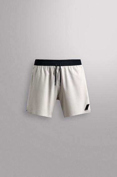 BASIC TRAINING SHORTS - Oyster-white by Zara