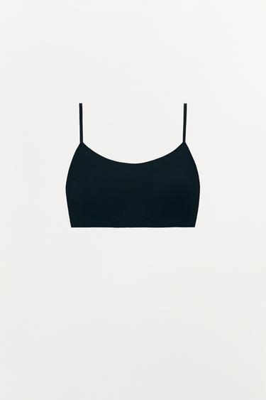BH MIT POLYAMID-TRÄGERN - Schwarz von Zara - Bild 0