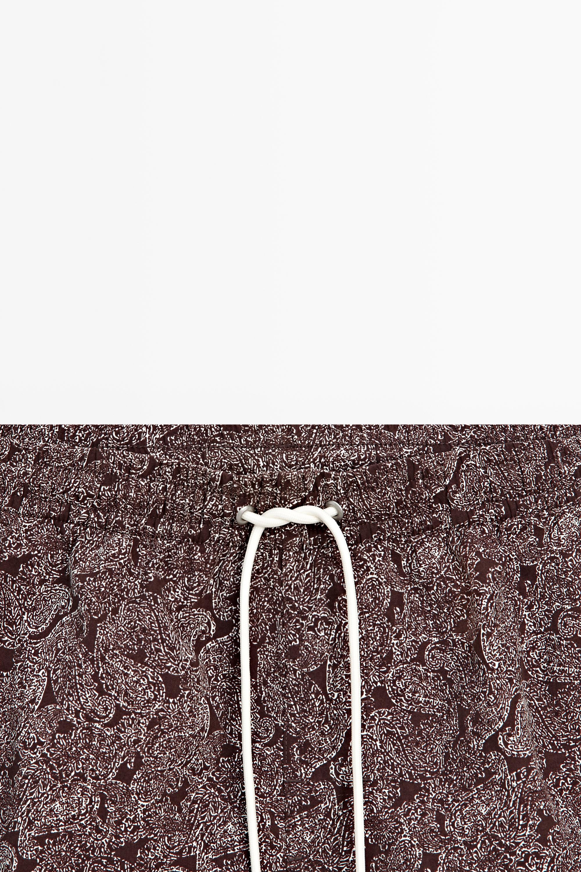 Paisley print swimming trunks