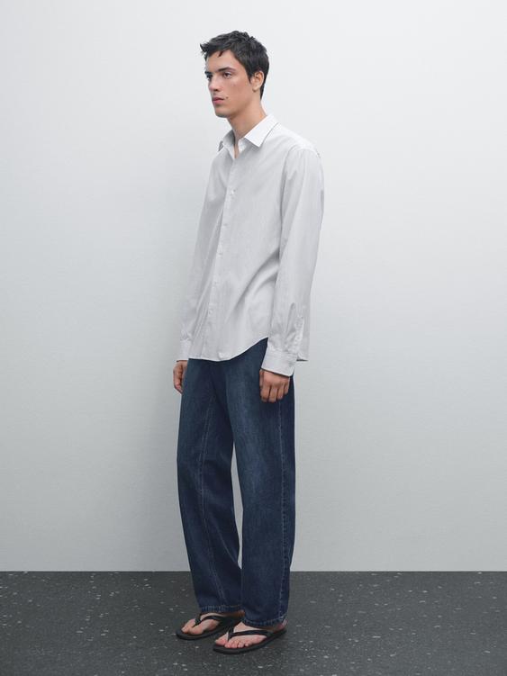 Regular fit striped shirt