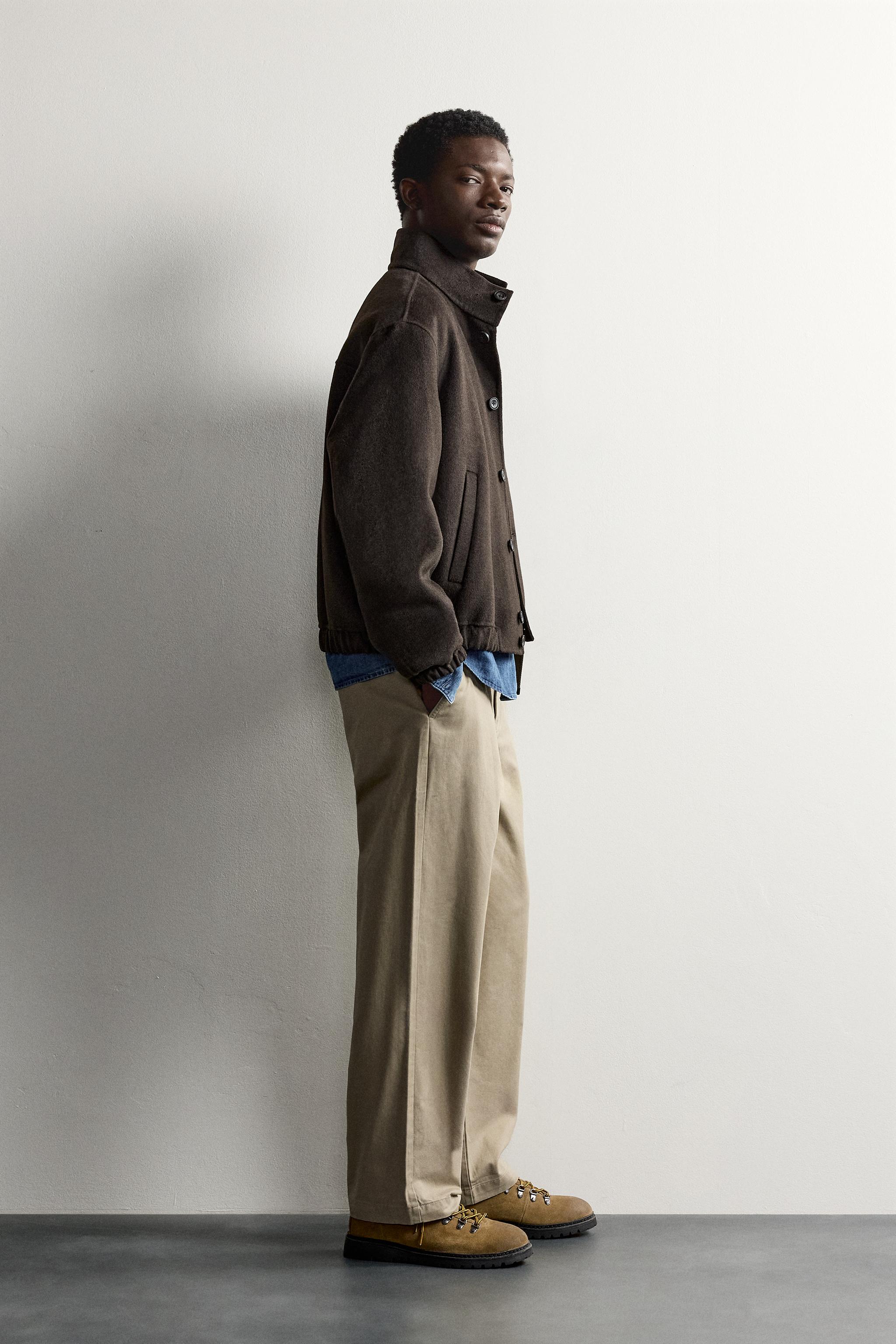 DOUBLE-FACED WOOL-BLEND JACKET