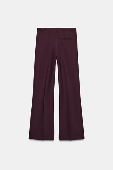 PANTALON DROIT - Bordeaux de Zara - Image 4