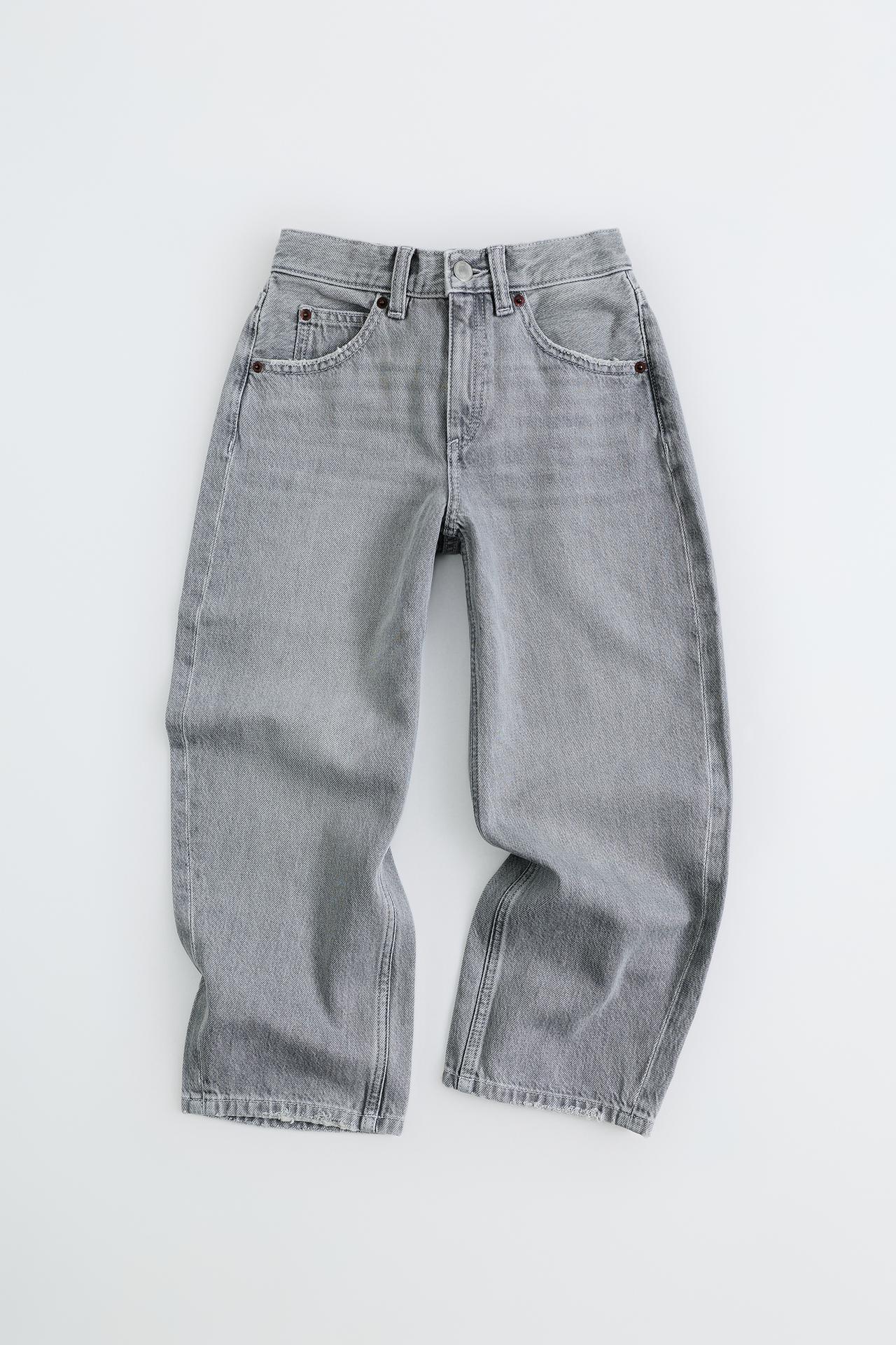 BARREL JEANS — Gray