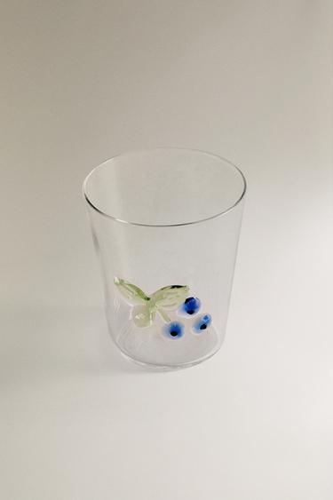 BOROSILICATE FRUIT TUMBLER - Purple by Zara - Image 1
