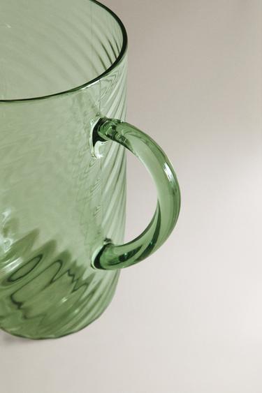 WAVY ACRYLIC JUG - Green by Zara - Image 2