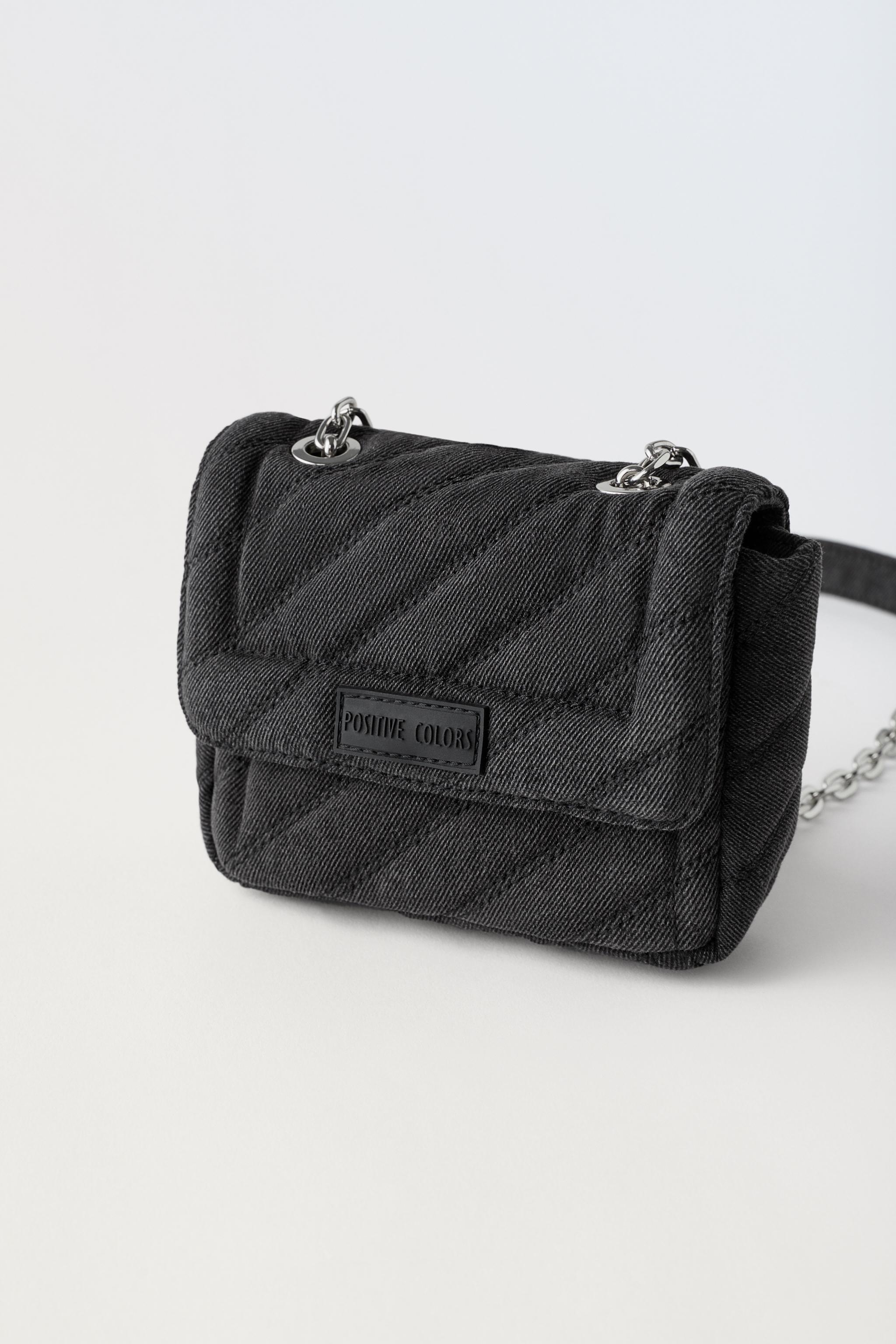 Zara chain cheap crossbody bag