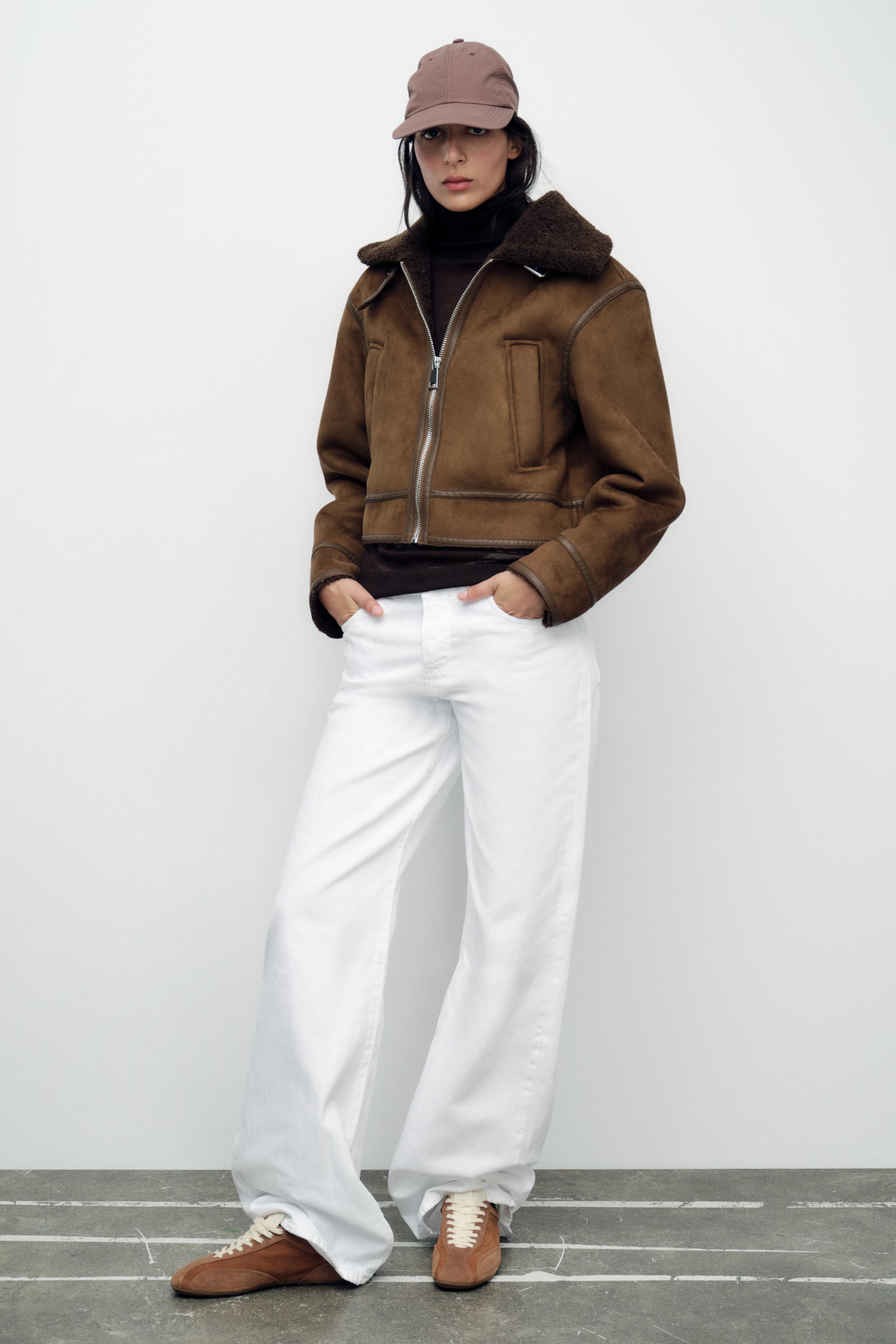 Aviator jacket zara woman best sale