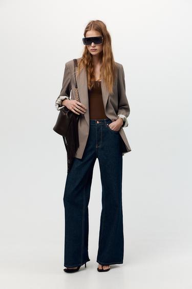 BLAZER DE LINHO - Cinza da Zara - Imagem 0