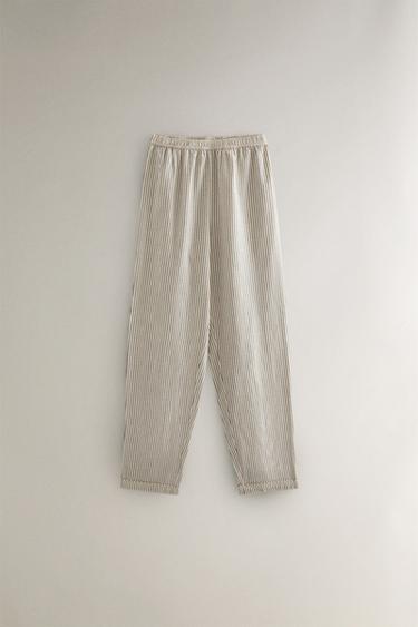 ENSEMBLE PYJAMA RAYURES NOËL (ENSEMBLE DE 2) - Blanc cassé de Zara - Image 3