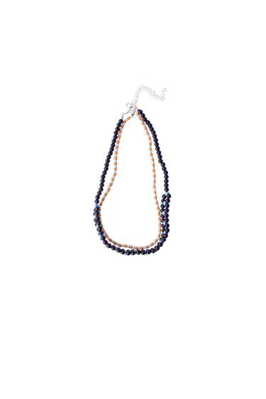 PACK DOS COLLARES BOLITAS - Azul de Zara