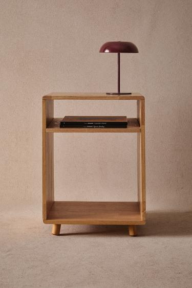 WOODEN BEDSIDE TABLE - Light beige by Zara - Image 7