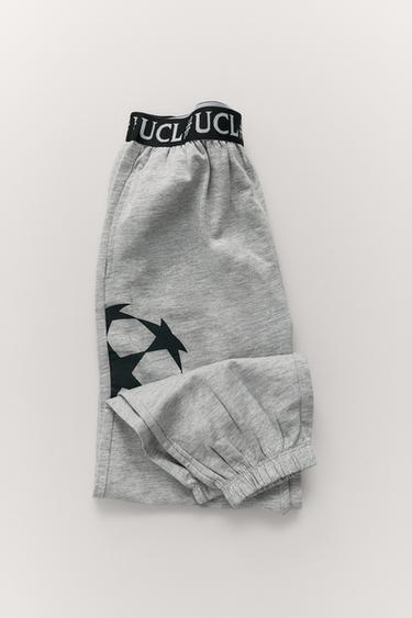 2-6 سنوات/ بيجامة دوري أبطال أوروبا ® - رمادي فيجوريه الخاص بـ Zara