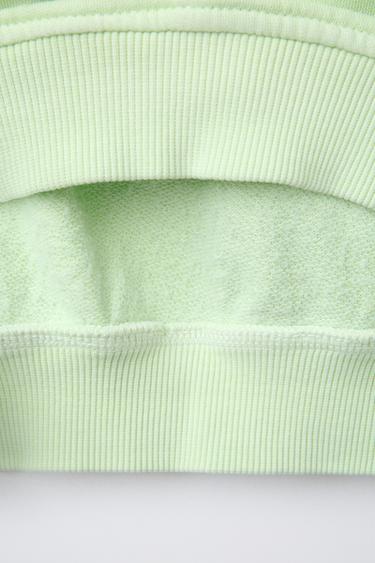 SLOGAN SWEATSHIRT AND BERMUDA SHORTS SET - Green by Zara - Image 5