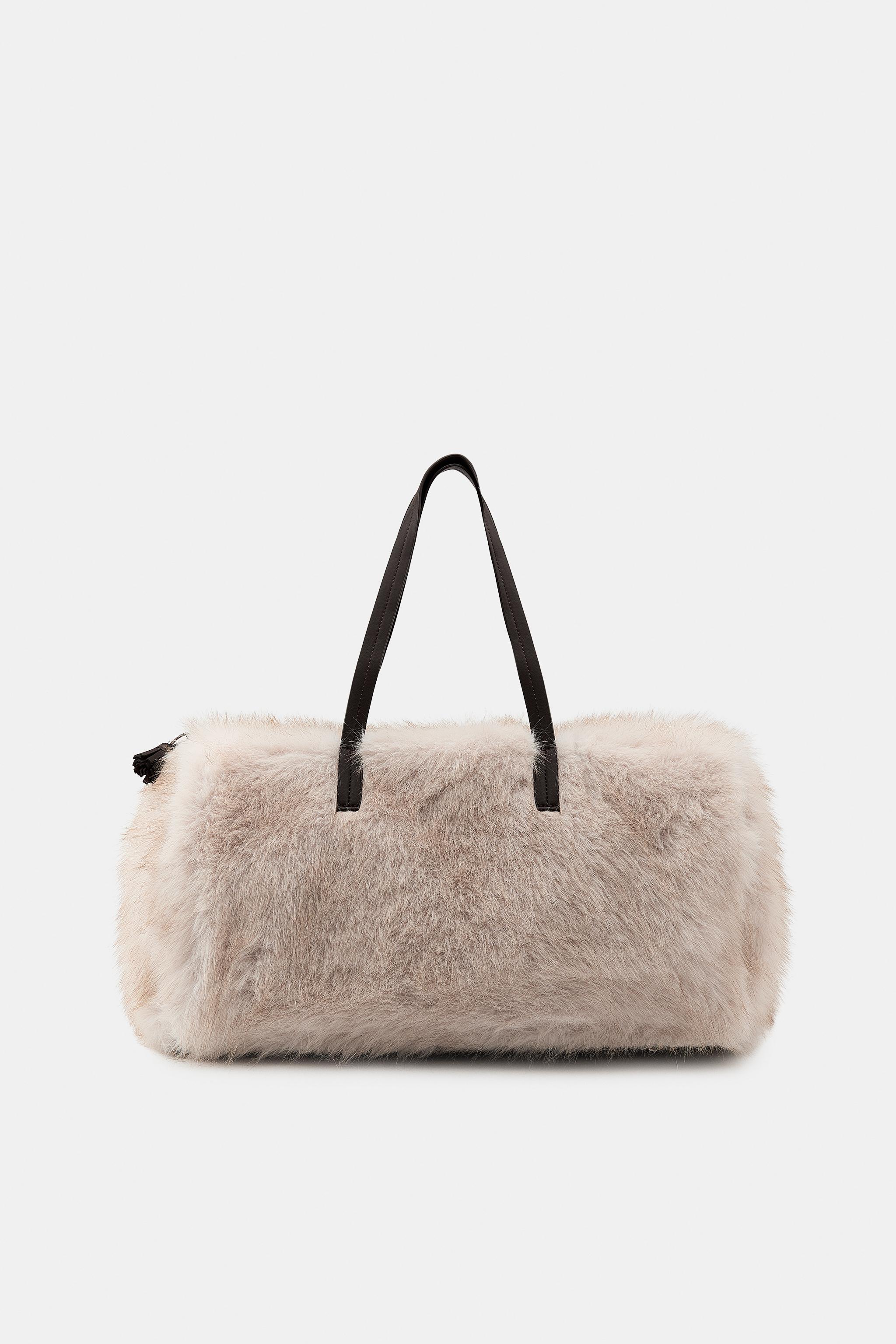 OVERSIZED FAUX FUR BAG