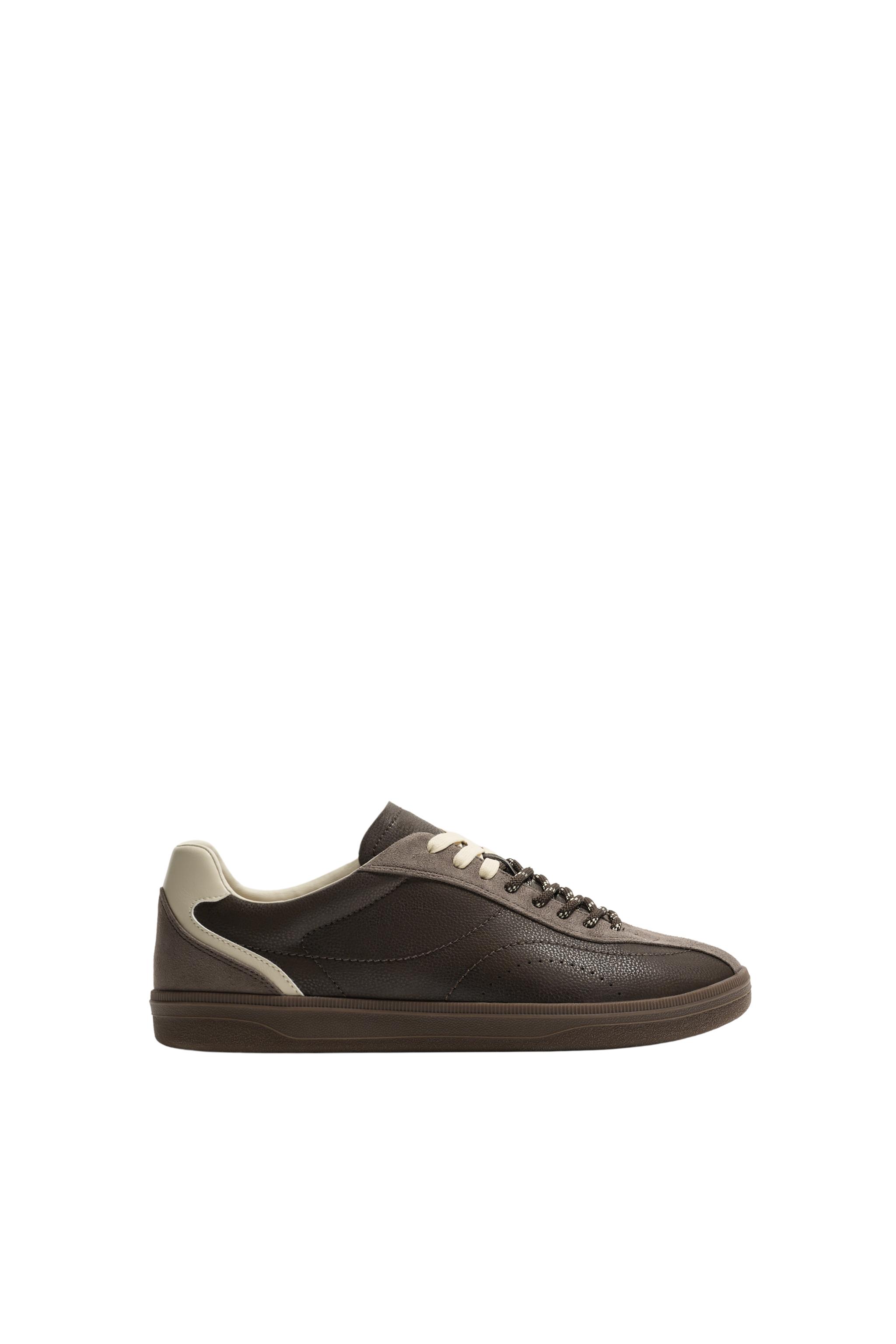 RETRO STYLE SNEAKERS - Brown | ZARA United States