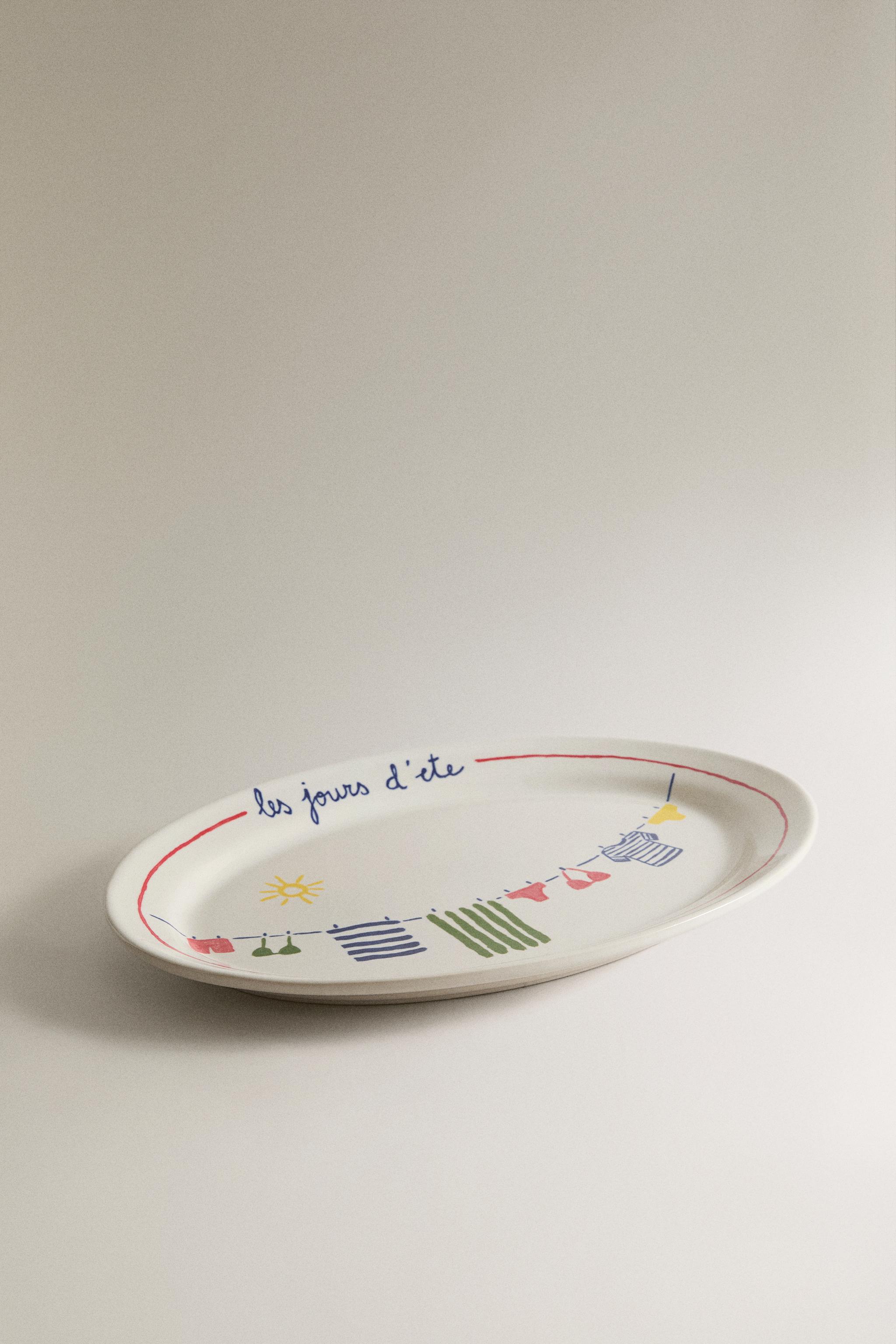 SUMMER STONEWARE SERVING DISH | DIEGO NINE