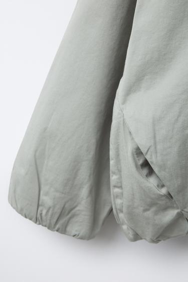 BLOUSON À CAPUCHE AVEC LOGO - Beige clair de Zara - Image 3
