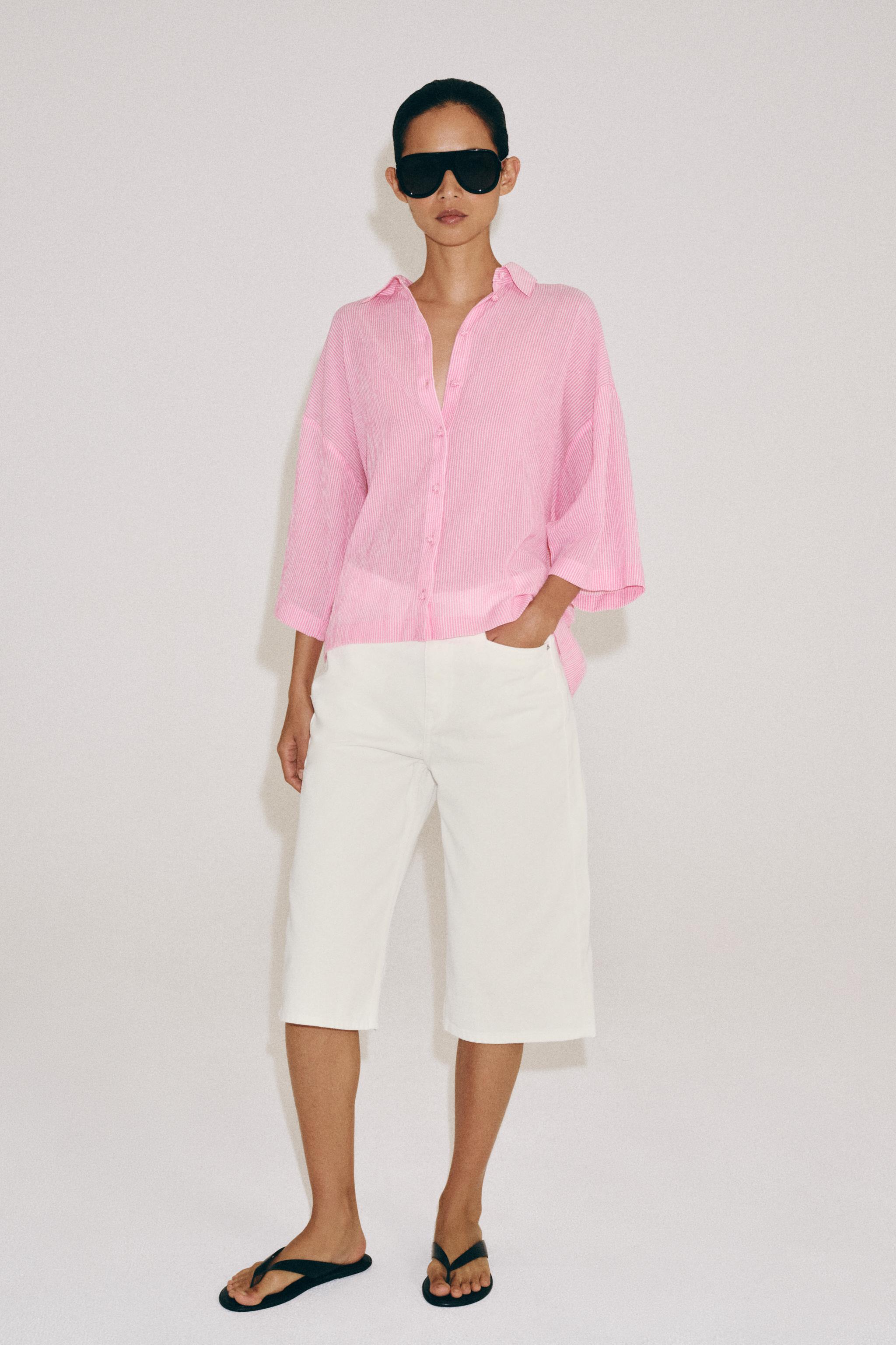 SHORT SLEEVE SHIRT ZW COLLECTION — Pink