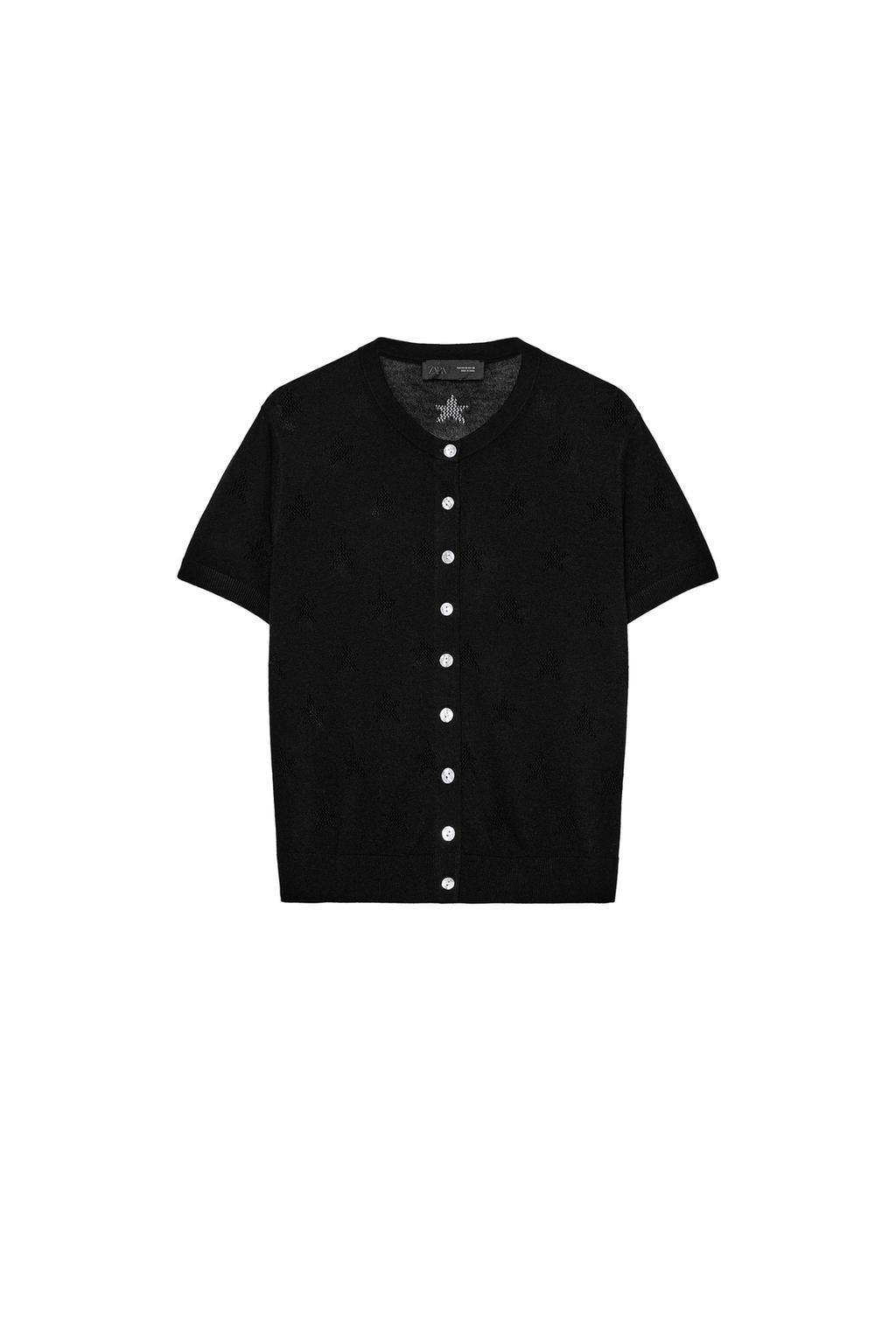 STAR SHORT SLEEVE CARDIGAN - image 3