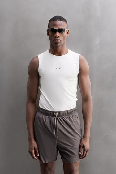 COMPRESSION TANK TOP - White by Zara