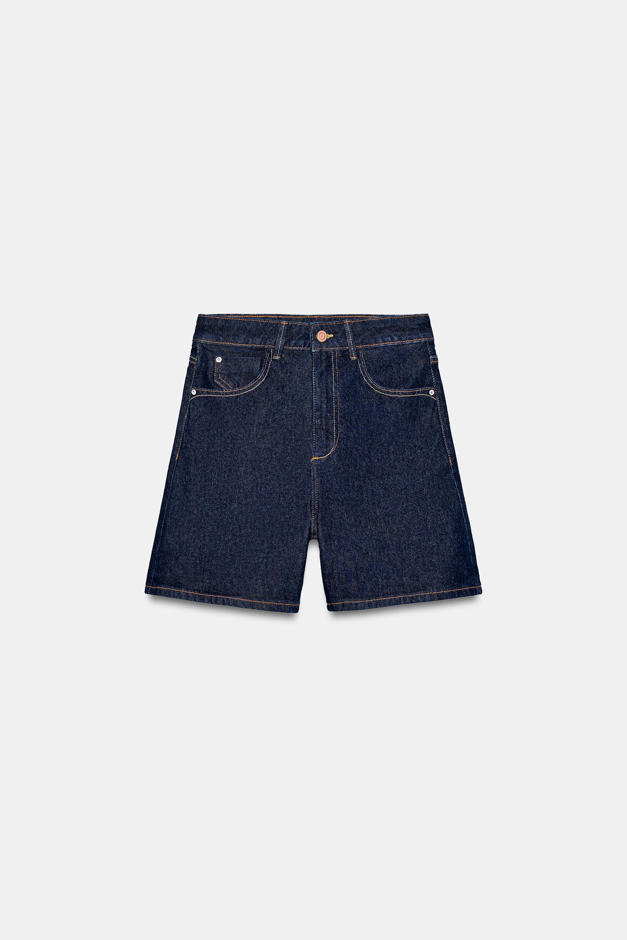 Женские шорты Zara Z1975 MOM FIT SHORTS — фото 7