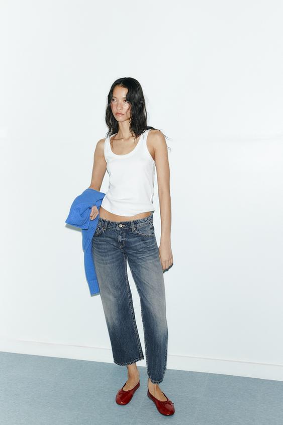 TRF MID-RISE CROPPED JEANS from Zara - $49.90