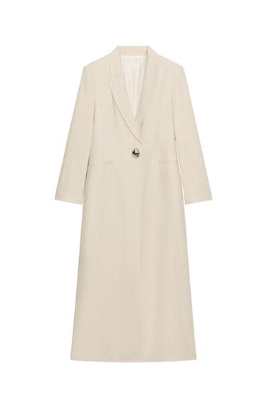 LONG RUSTIC BLAZER - Light beige by Zara
