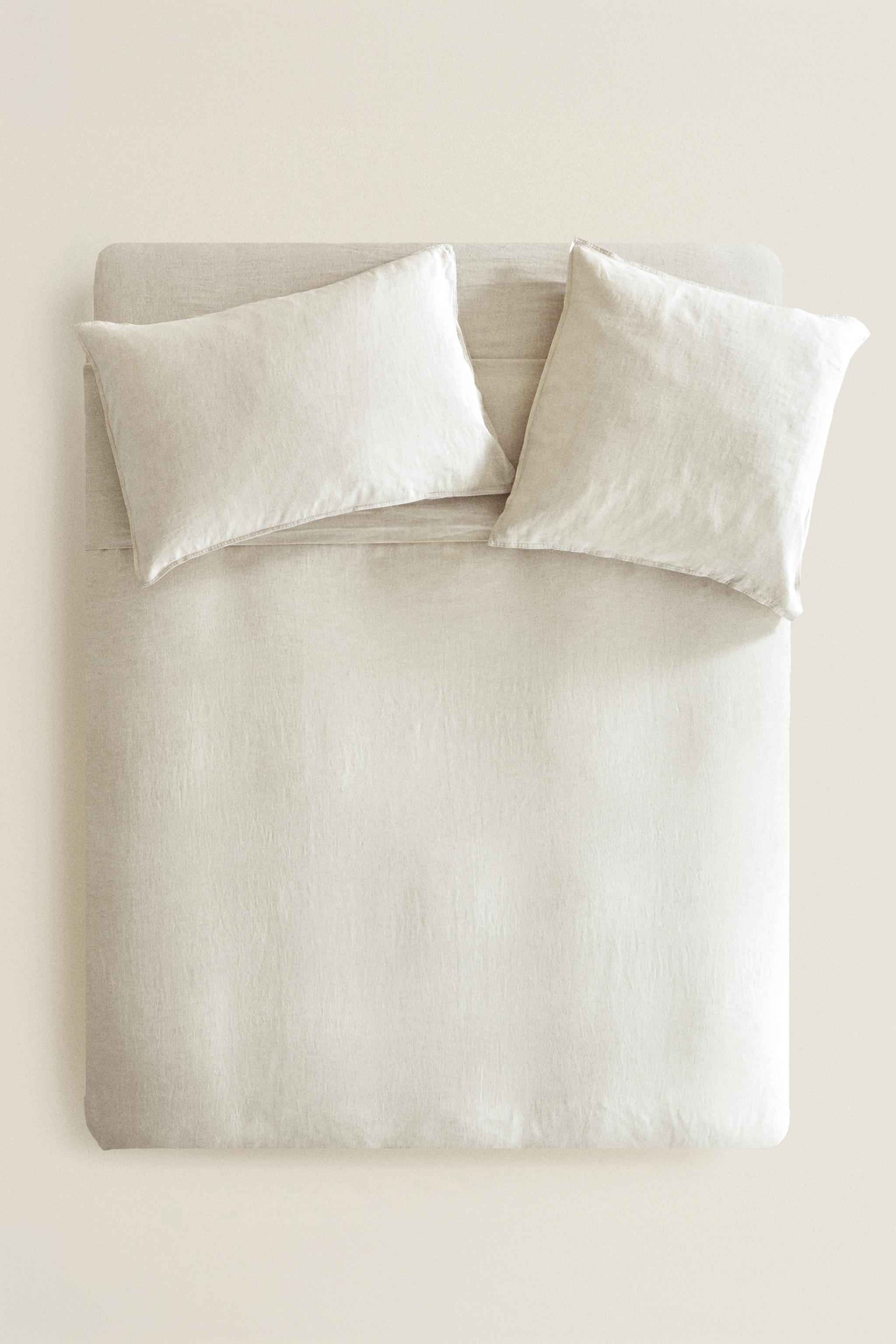 HOUSSE DE COUETTE LIN LAVÉ (160 G/M²)