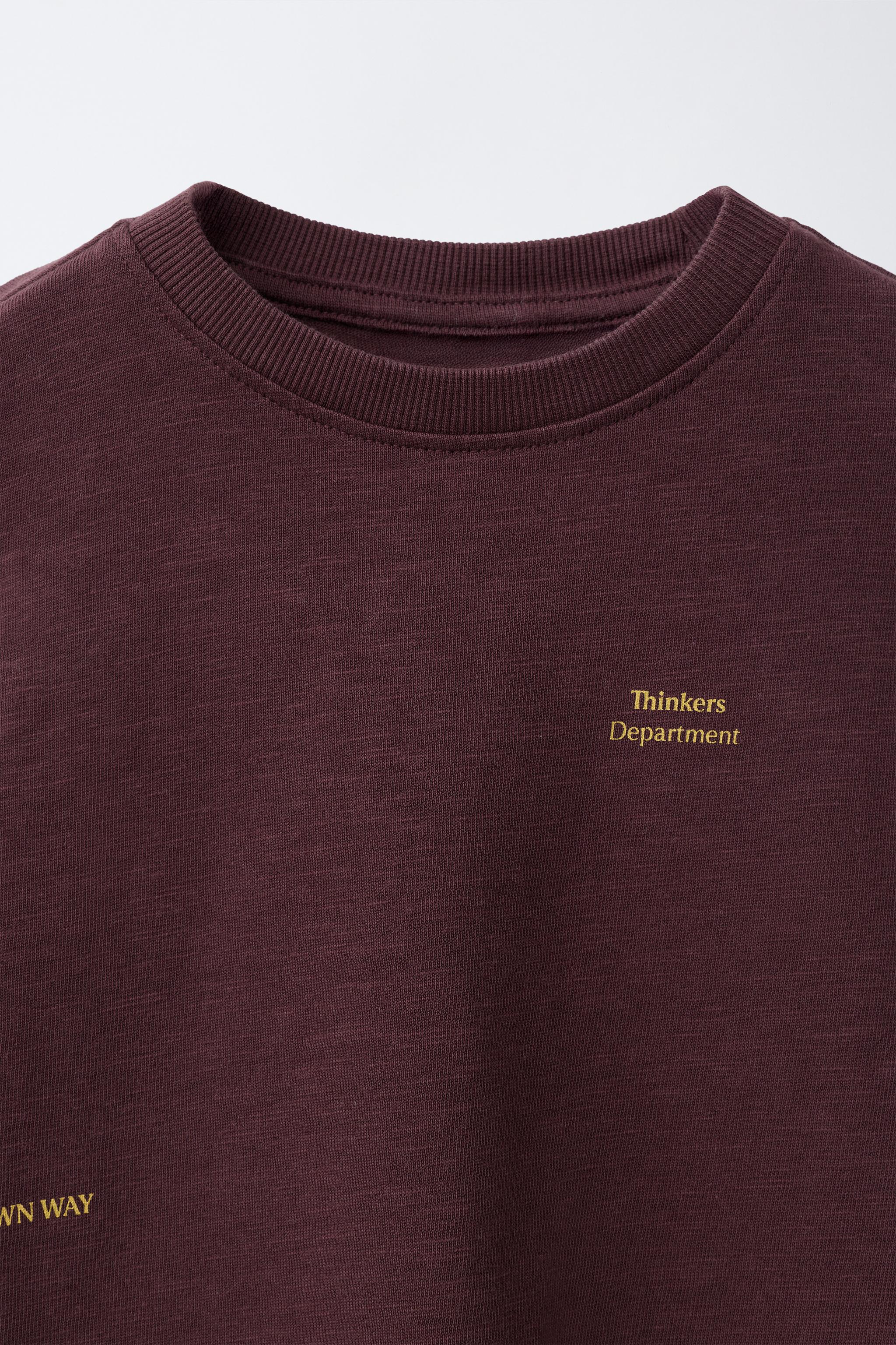 T-SHIRT À INSCRIPTION IMPRIMÉE