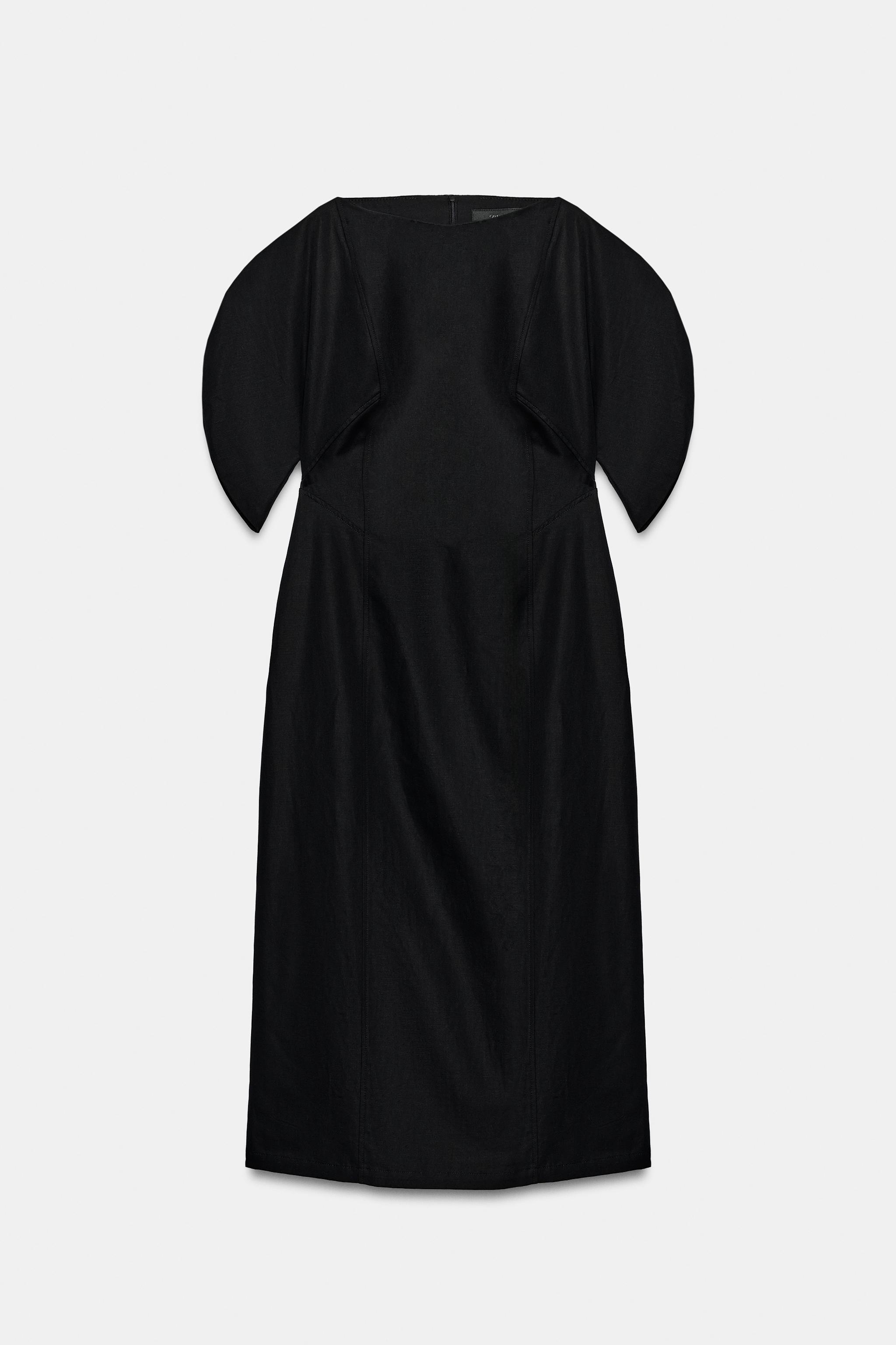 Женские платья Zara ZW COLLECTION MIDI DRESS — фото 7