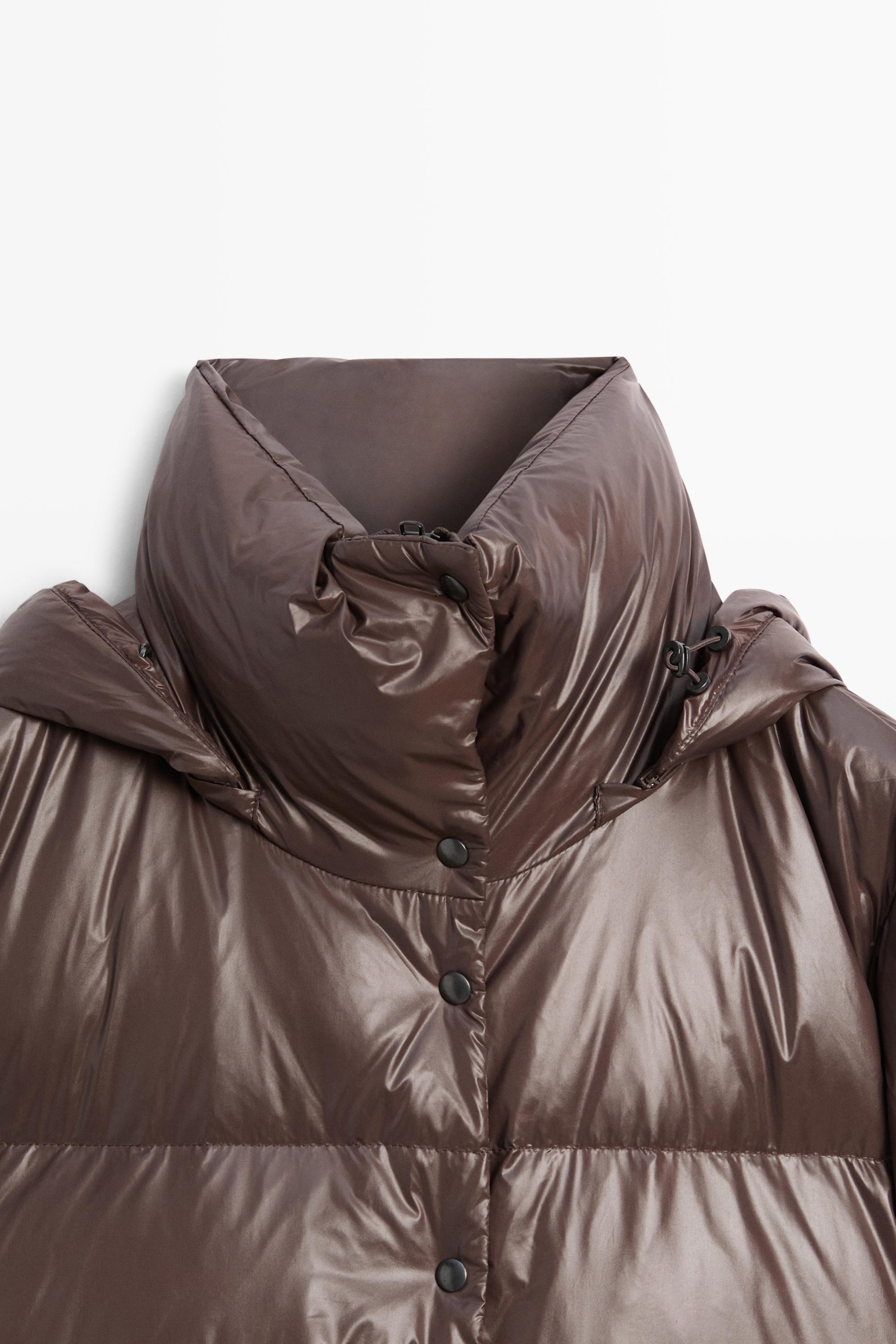 Stand-up collar down jacket