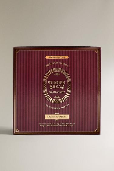 (900 G) GINGERBREAD SCENTED CANDLE - Red by Zara - Image 4